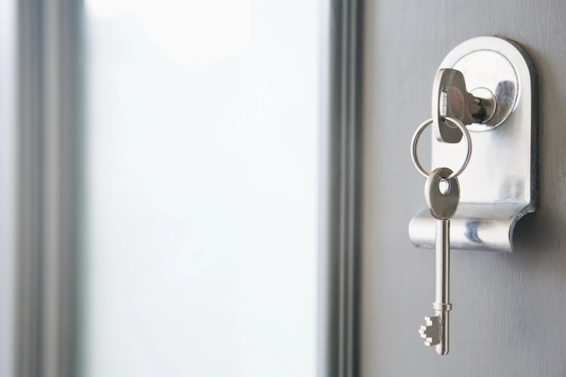 Key in a lock