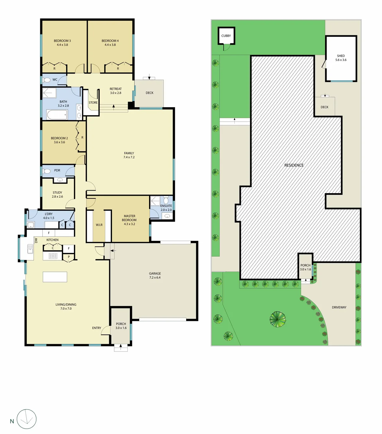 Colour 2D Floorpik floor plan