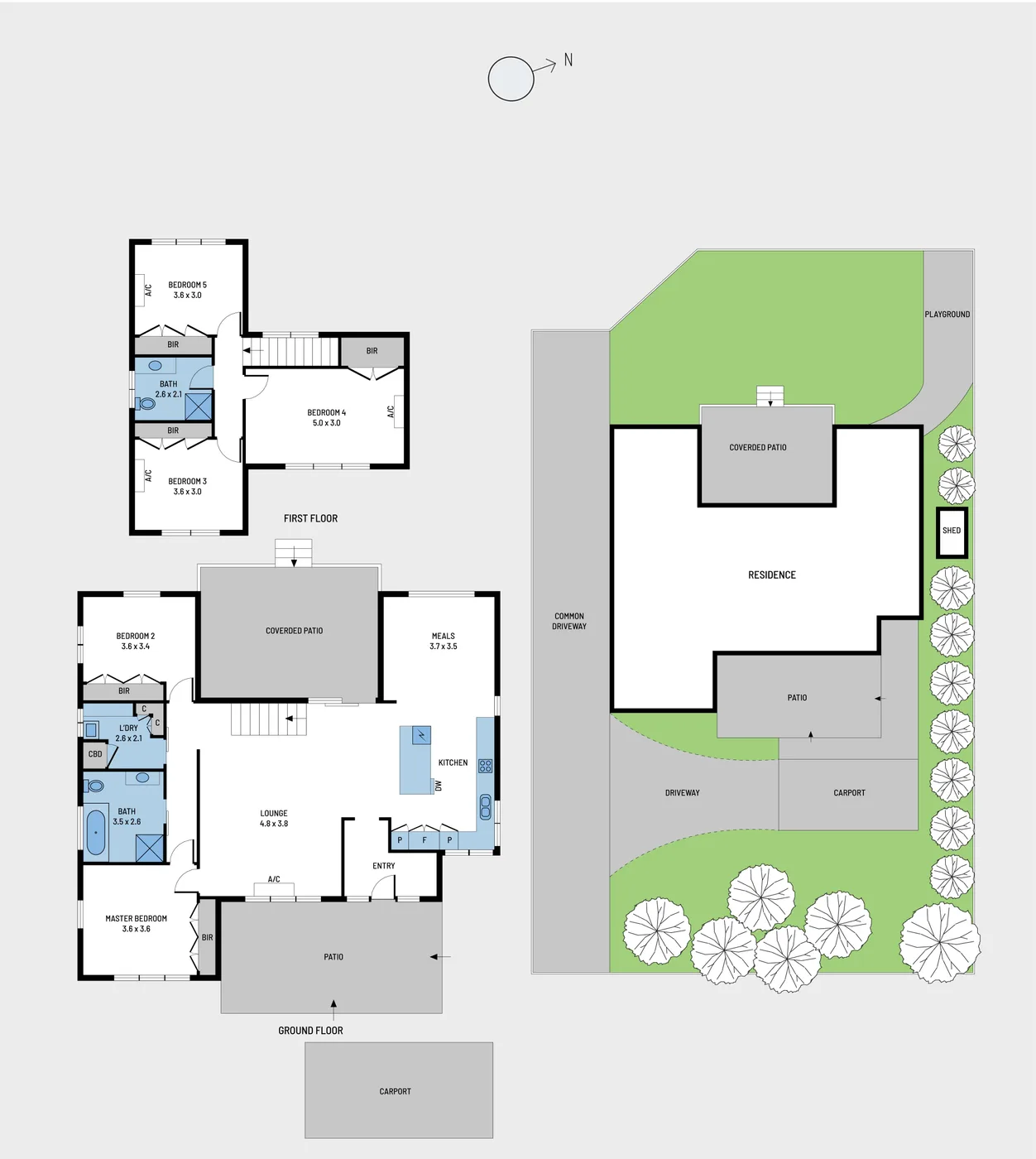 2D Floorpik with site plan