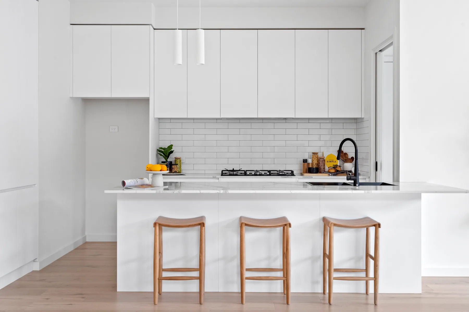 Scandipik lights off living space
