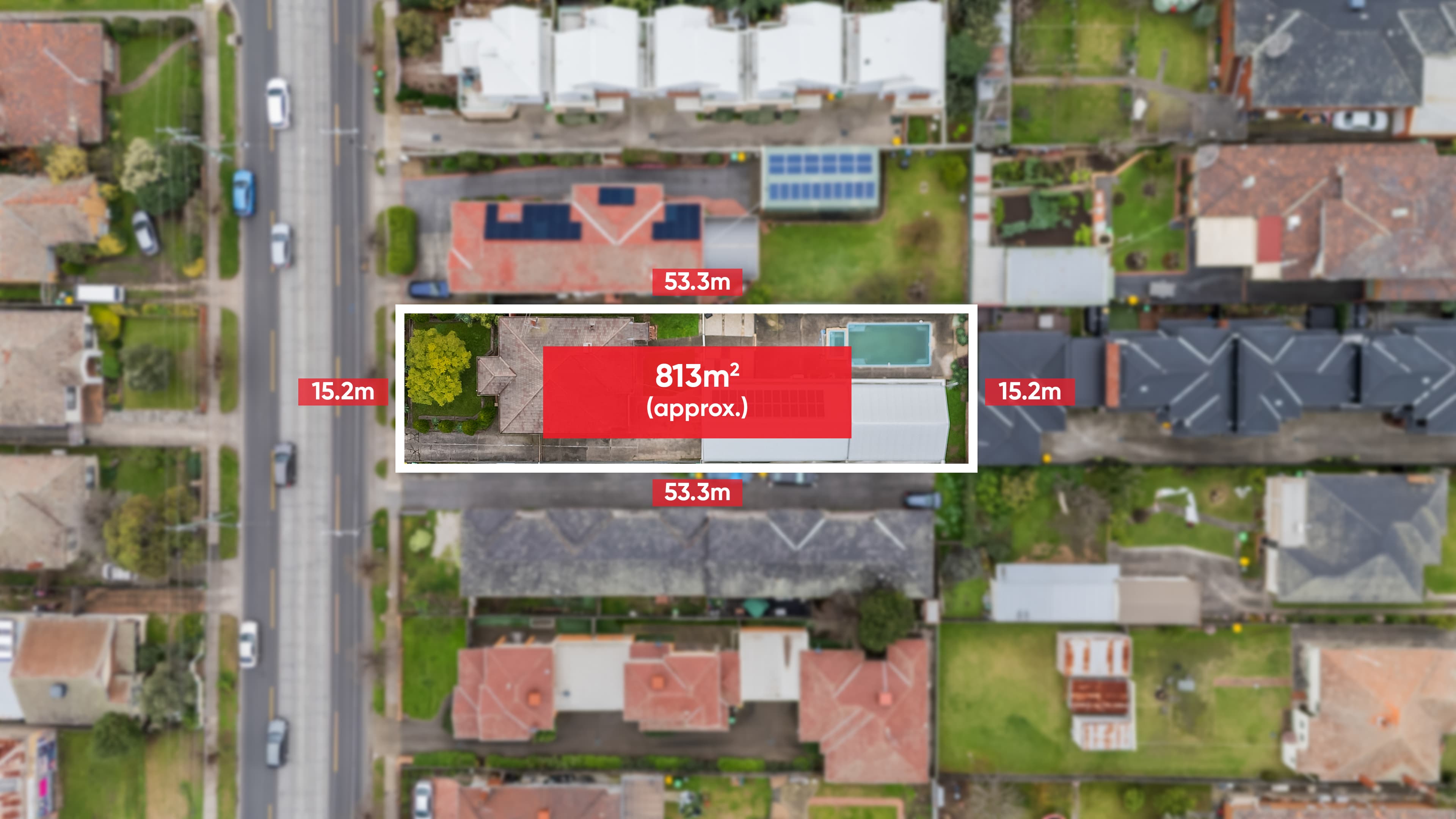 Scandipik drone photography over a property